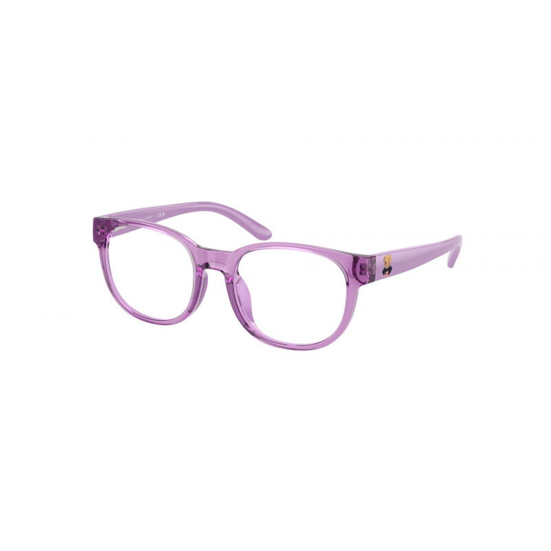 Eyeglasses Polo Prep PP 8549 U 5947 Shiny Transparent Violet / Demo Lens Eyeglasses Polo Prep PP 8549 U 5947 Shiny Transparent Violet / Demo Lens