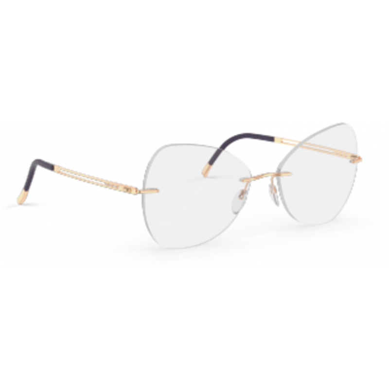 Eyeglasses Silhouette Light Facette ( 5536 ) 3520 Rosegold / Black Diamond Eyeglasses Silhouette Light Facette ( 5536 ) 3520 Rosegold / Black Diamond