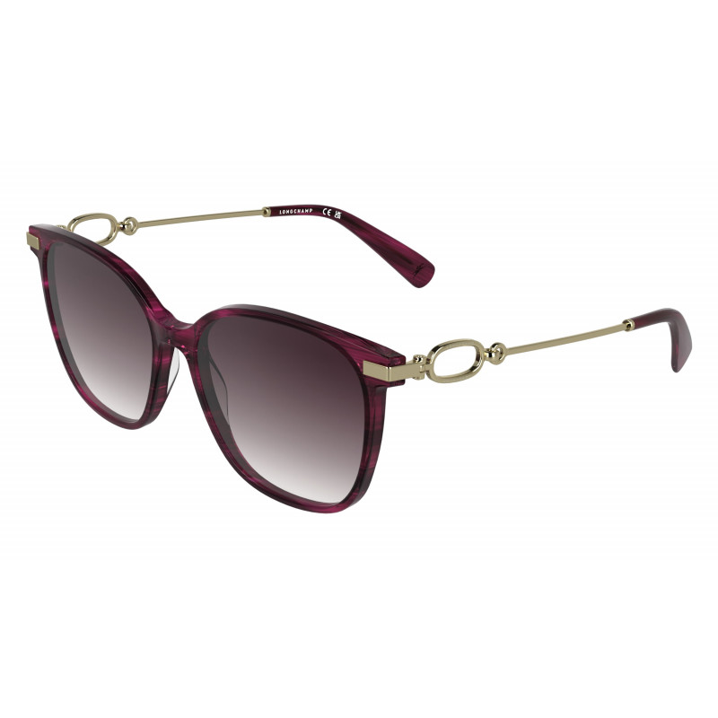 Sunglasses LONGCHAMP LO 805 S 503 Striped Purple 55mm