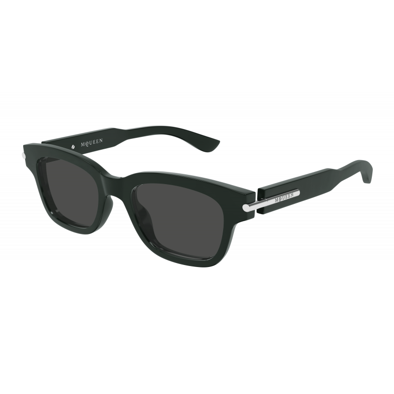 Sunglasses Alexander McQueen AM 0497 S- 004 Green / Grey 51mm
