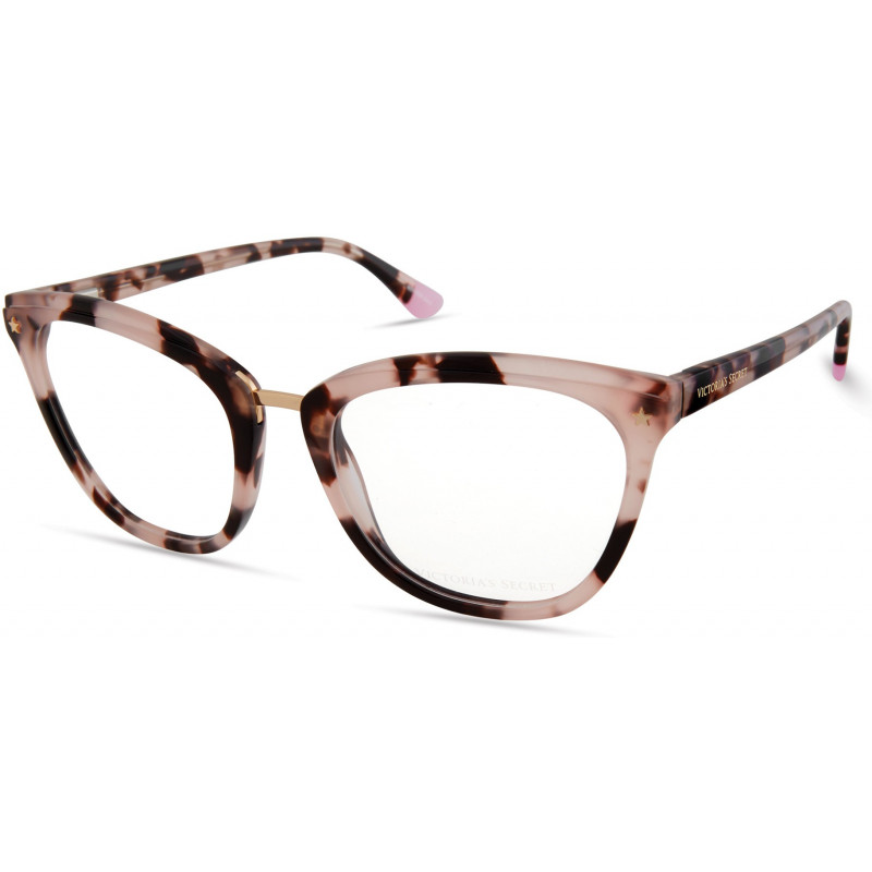 Eyeglasses Victoria's Secret VS 5016 055 Pink Tortoise W/ Gold Bridge And Star On End Pieces Eyeglasses Victoria's Secret VS 5016 055 Pink Tortoise W/ Gold Bridge And Star On End Pieces