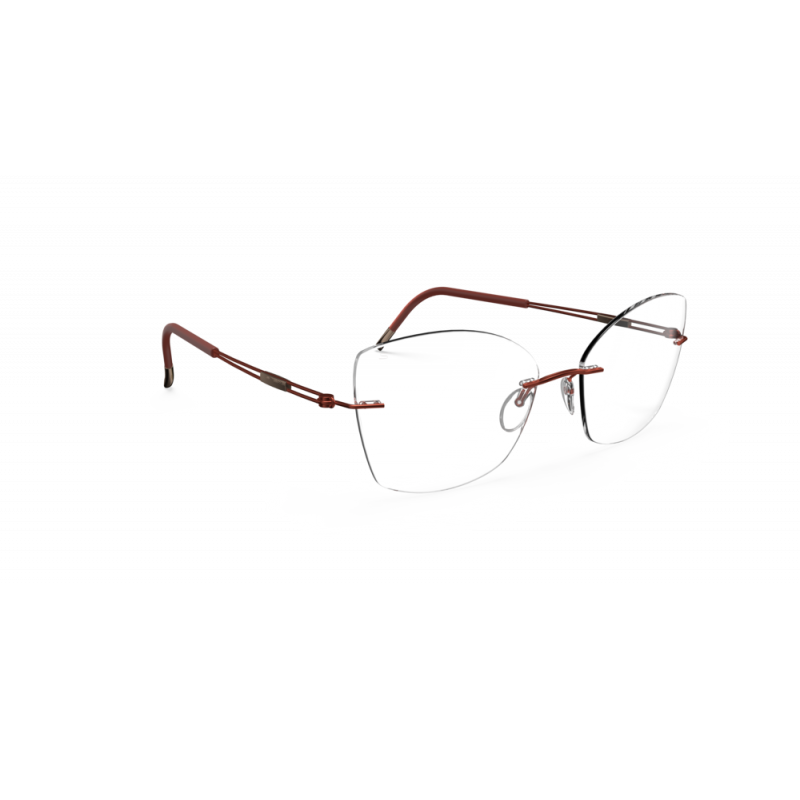 Eyeglasses Silhouette TNG 2018 Demo Rimless 5521 3240 Deep Burgundy 56mm