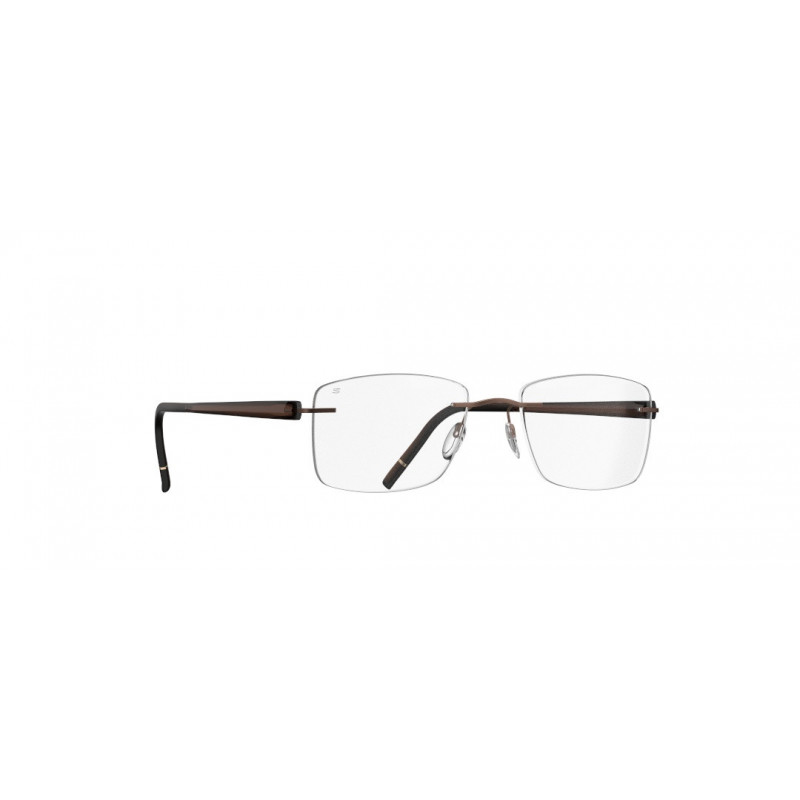 Eyeglasses Silhouette The Sky Demo Rimless 5600 6040 Rich Espresso 54mm