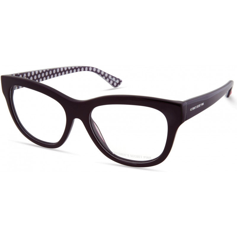 Eyeglasses Pink PK 5020 081 Dark Purple W/ Polka Dots Pattern Temple Inside Heart Eyeglasses Pink PK 5020 081 Dark Purple W/ Polka Dots Pattern Temple Inside Heart