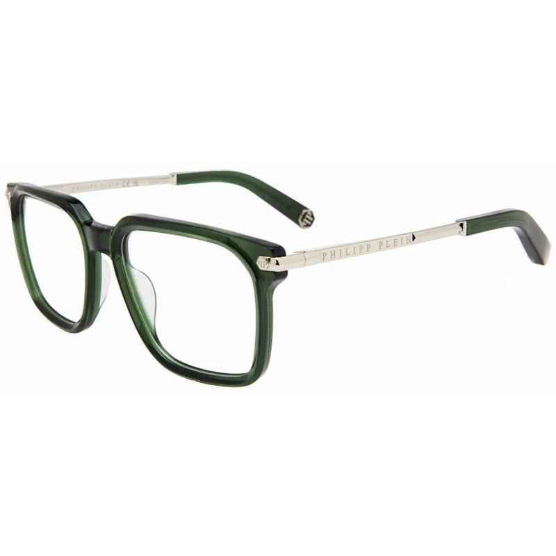 Sunglasses Philipp Plein VPP 117 M 0g61 Transparent Green - Sunglasses Philipp Plein VPP 117 M 0g61 Transparent Green -