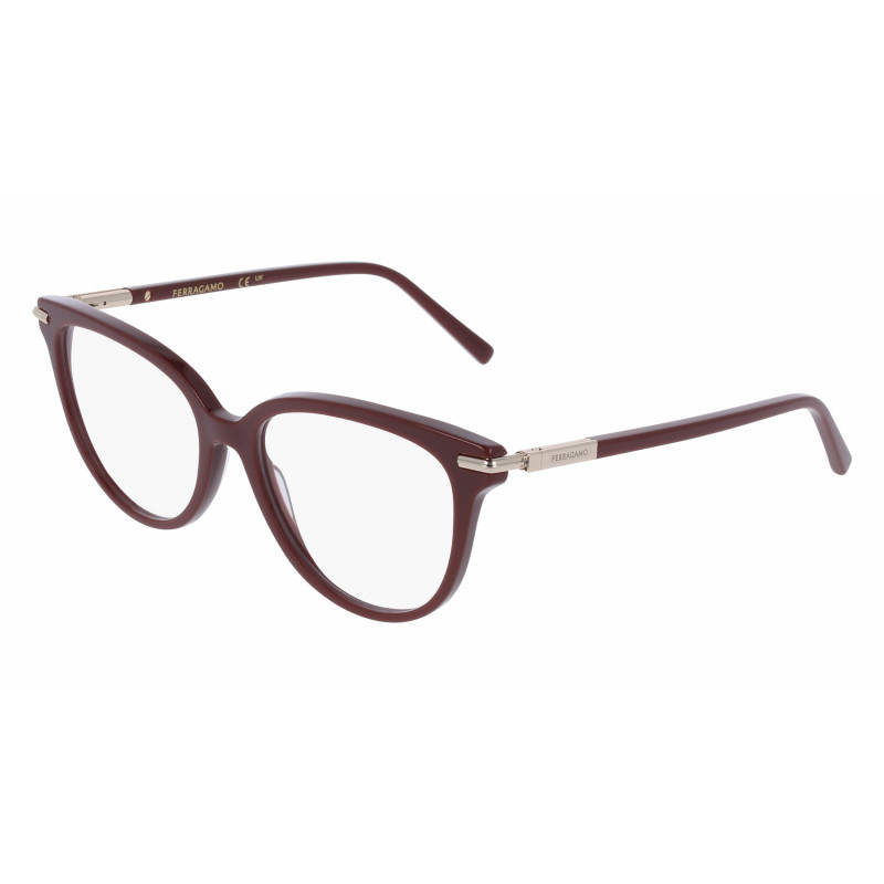 Eyeglasses FERRAGAMO SF 3026 606 Burgundy Eyeglasses FERRAGAMO SF 3026 606 Burgundy