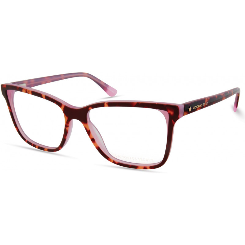 Eyeglasses Victoria's Secret VS 5013 052 Tortoise On Pink W/ Gold Star Temple Eyeglasses Victoria's Secret VS 5013 052 Tortoise On Pink W/ Gold Star Temple