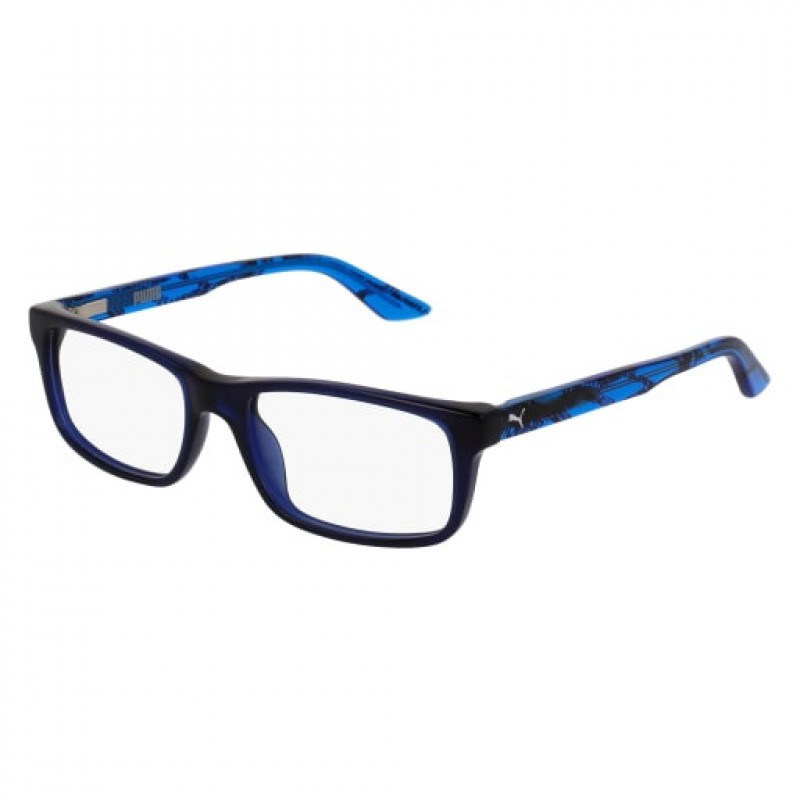 Eyeglasses Puma PJ 0009 O- 002 Blue / Transparent Light-blue Eyeglasses Puma PJ 0009 O- 002 Blue / Transparent Light-blue