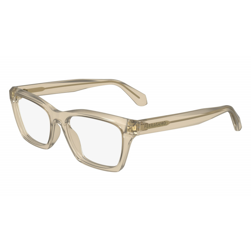 Eyeglasses FERRAGAMO SF 2986 259 Transparent Beige Eyeglasses FERRAGAMO SF 2986 259 Transparent Beige