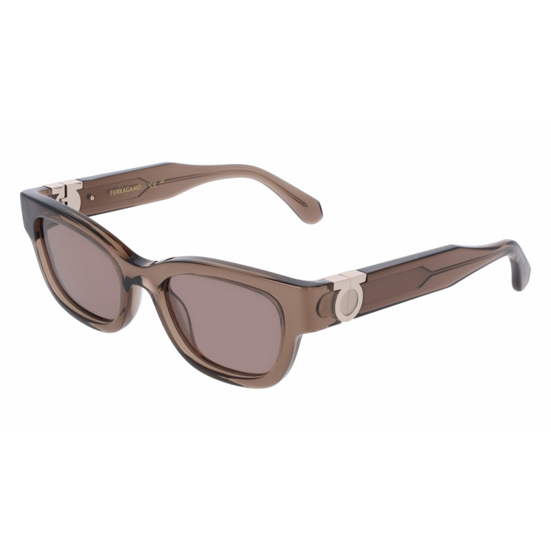 Sunglasses FERRAGAMO SF 2067 S 232 Transparent Brown Sunglasses FERRAGAMO SF 2067 S 232 Transparent Brown