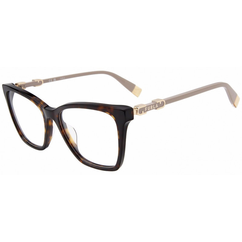 Sunglasses Furla VFU 833 0722 Shiny Dark Havana 54mm