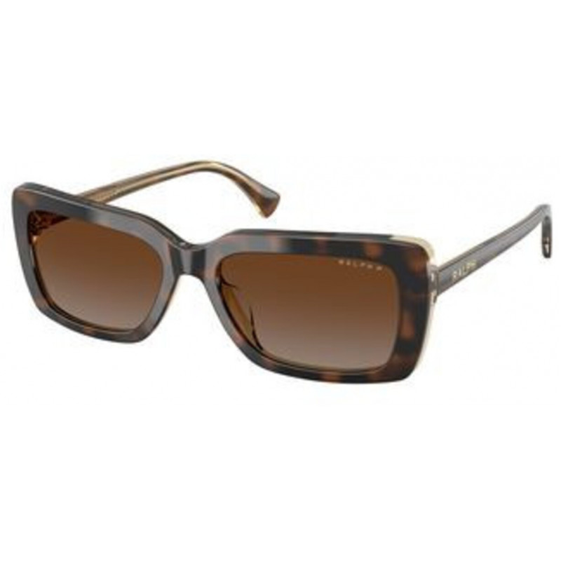 Sunglasses Ralph RA 5342 U 6294T5 Tortoise On Transparent / Polar Gradient Brown Policarbonate Polarized 56mm
