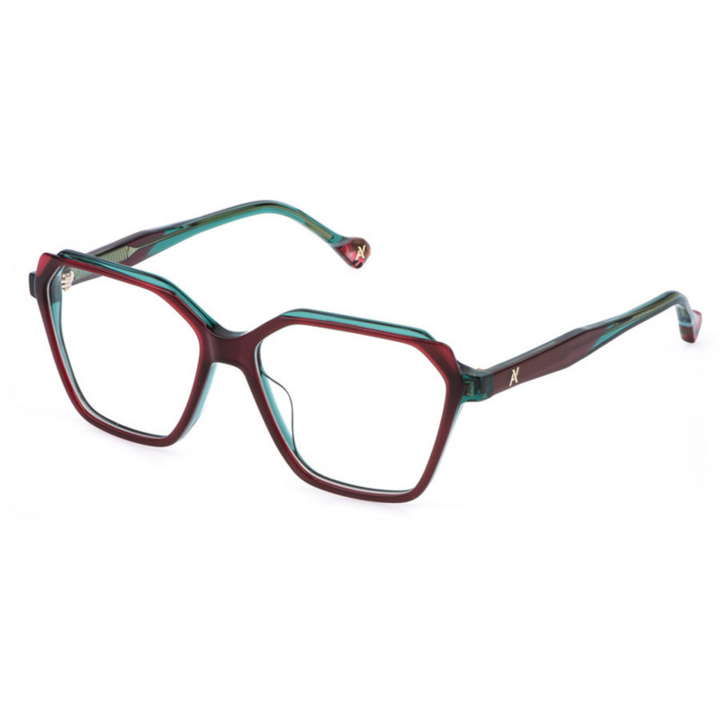 Sunglasses Yalea VYA 203 01f1 Red/Green Top 55mm