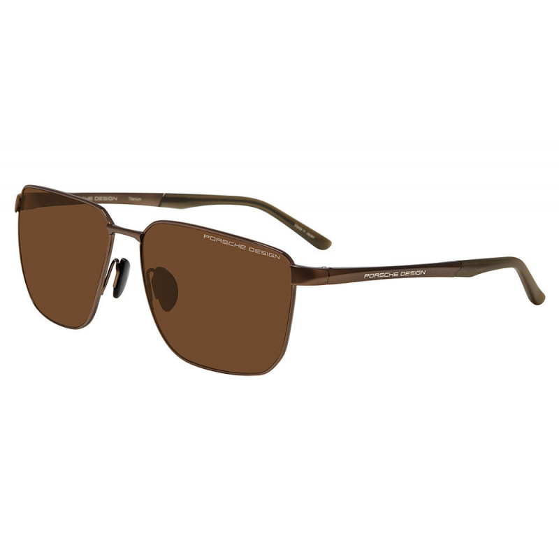Sunglasses Porsche Design P 86004 d406 Brown/Olive 62mm