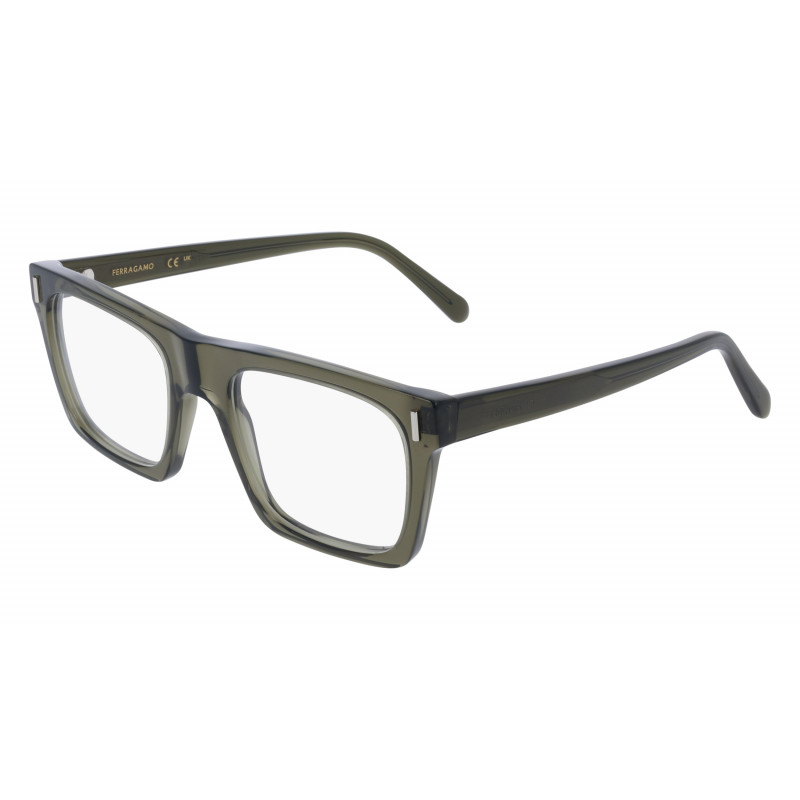 Eyeglasses FERRAGAMO SF 3029 320 Transparent Khaki Eyeglasses FERRAGAMO SF 3029 320 Transparent Khaki