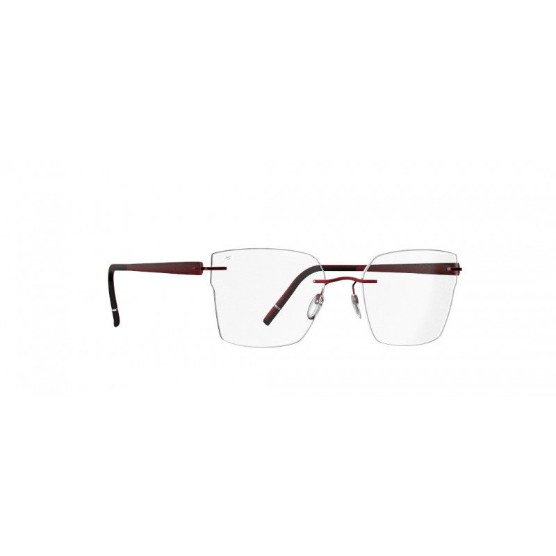Eyeglasses Silhouette The Sky Demo Rimless 5600 3040 Striking Red 55mm