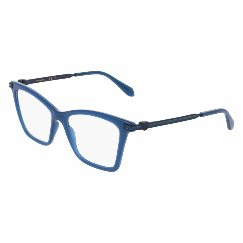 Eyeglasses FERRAGAMO SF 3024 423 Opaline Blue Eyeglasses FERRAGAMO SF 3024 423 Opaline Blue