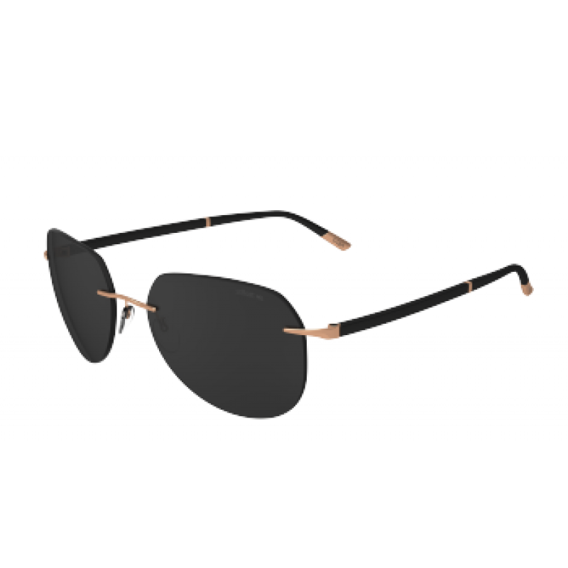 Sunglasses Silhouette Sun C- 2  8709 3520 Black / Rose Gold Sunglasses Silhouette Sun C- 2  8709 3520 Black / Rose Gold