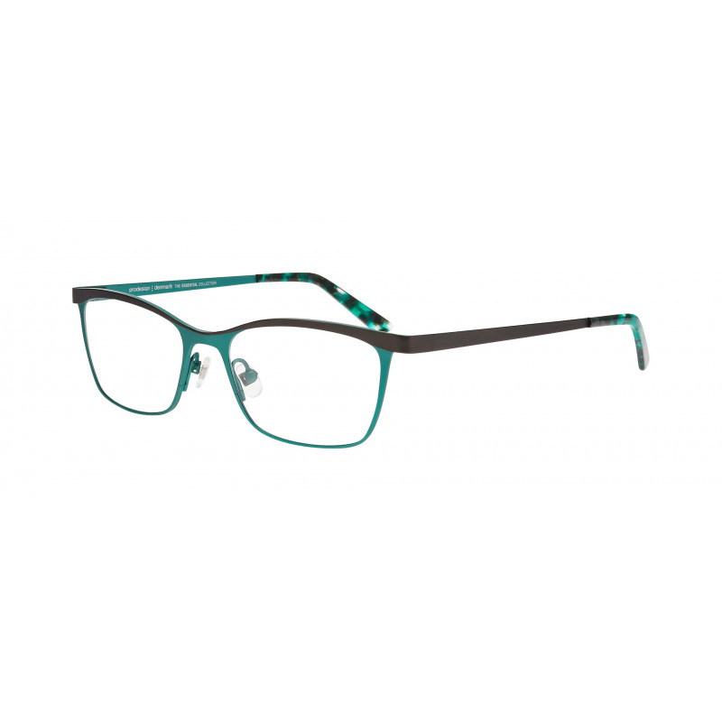 Eyeglasses Pro-design Denmark DIVIDE 1 9521 Green Medium Matt / Nosepad 51mm