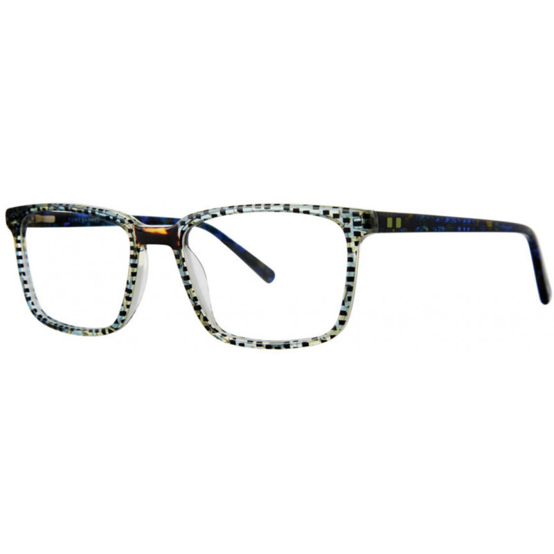 Eyeglasses Jhane Barnes Colormap Blue Check Eyeglasses Jhane Barnes Colormap Blue Check