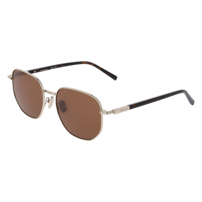 Sunglasses FERRAGAMO SF 328 S 745 Gold/Brown Sunglasses FERRAGAMO SF 328 S 745 Gold/Brown