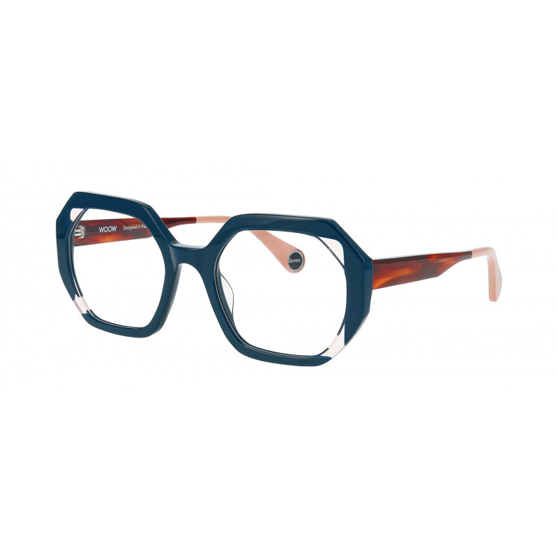 Eyeglasses WOOW HEART QUEEN 2 0282 Opaque Duck Blue Eyeglasses WOOW HEART QUEEN 2 0282 Opaque Duck Blue