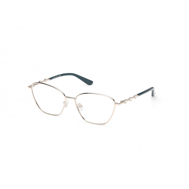 Eyeglasses Guess By Marciano GM 50045 033 Shiny Pale Gold / Eyeglasses Guess By Marciano GM 50045 033 Shiny Pale Gold /