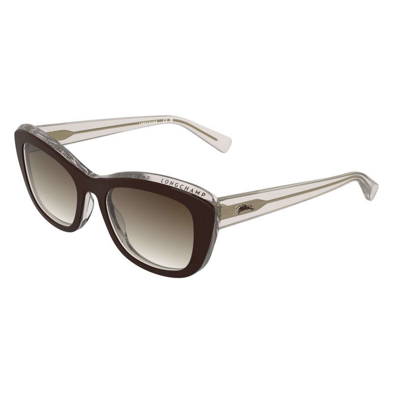 Sunglasses LONGCHAMP LO 817 S 218 Brown/Transparent Nude 53mm