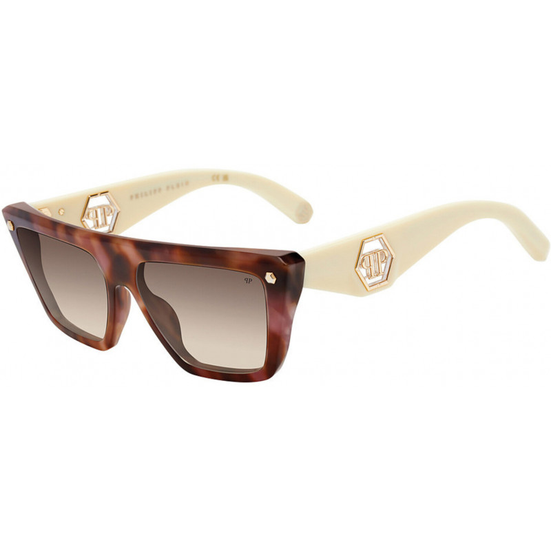 Sunglasses Philipp Plein SPP 177 07tb Shiny Powder Havana 58mm