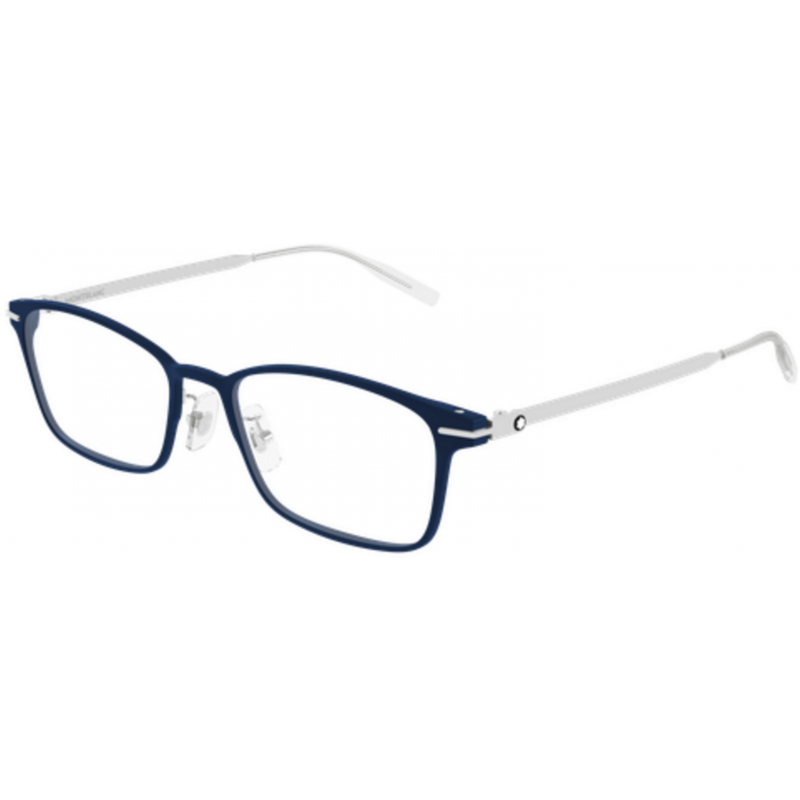 Eyeglasses Montblanc MB 0449 OJ- 003 Blue / Transparent Silver 54mm