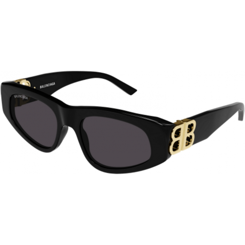 Sunglasses Balenciaga BB 0095 S- 001 Black / Grey Gold 53mm