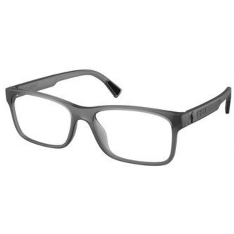 Eyeglasses Polo PH 2301 U 6362 Matte Transparent Grey / Demo 56mm