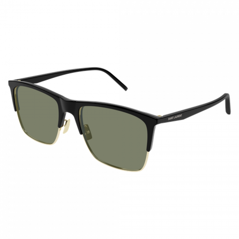 Sunglasses Saint Laurent SL 768 - 001 Black / Green 57mm