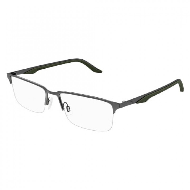 Eyeglasses Puma PU 0413 O- 002 Gunmetal / Transparent Eyeglasses Puma PU 0413 O- 002 Gunmetal / Transparent