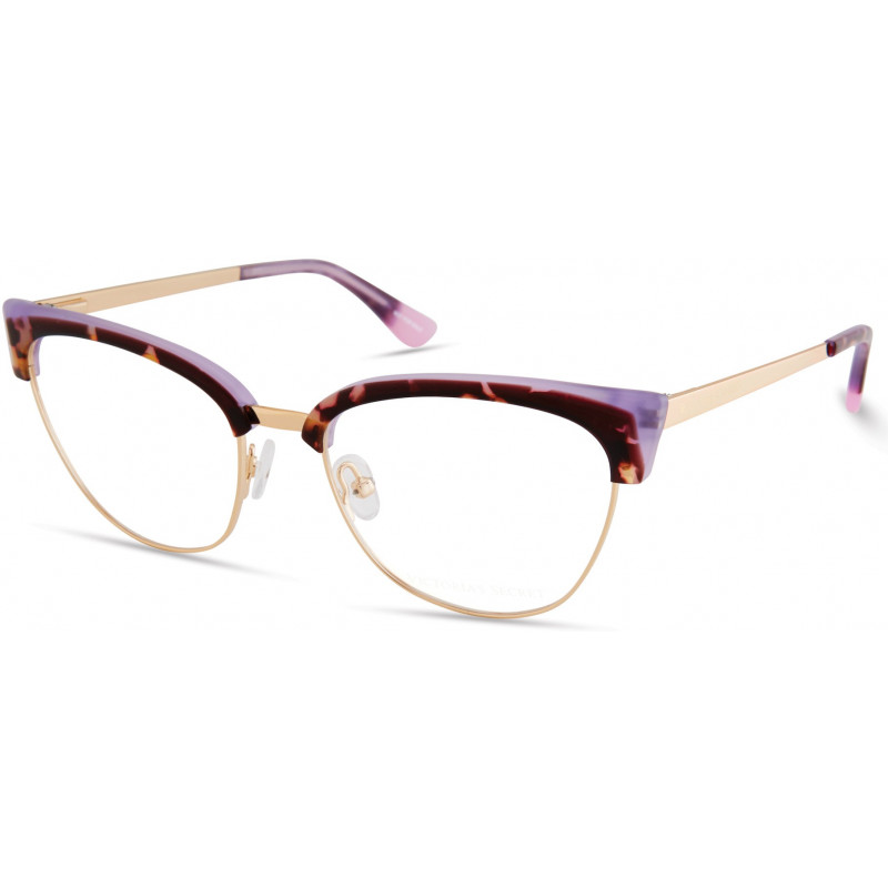 Eyeglasses Victoria's Secret VS 5019 056 Tortoise On Purple Gold Rim W/ Star Temple Eyeglasses Victoria's Secret VS 5019 056 Tortoise On Purple Gold Rim W/ Star Temple