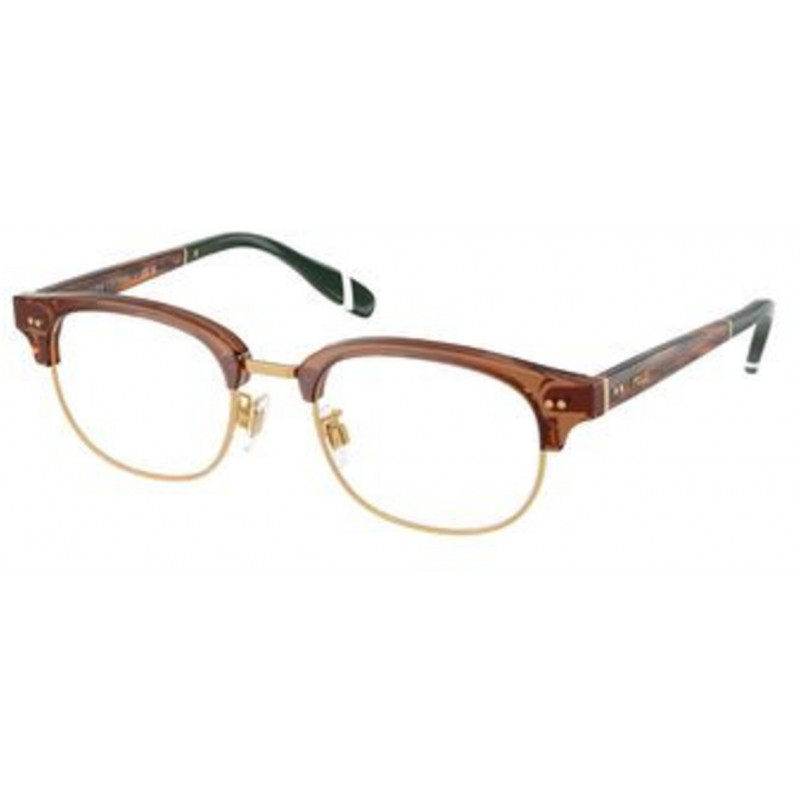 Eyeglasses Polo PH 2298 D 6321 Shiny Transparent Brown / Demo Lens 51mm