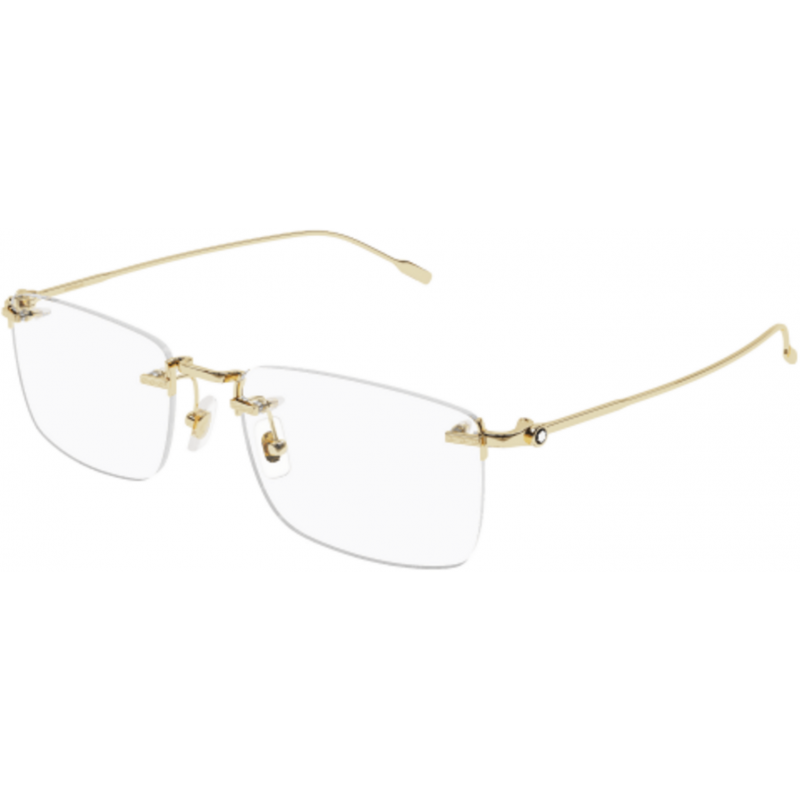 Eyeglasses Montblanc MB 0241 O- 002 Gold / Transparent 54mm