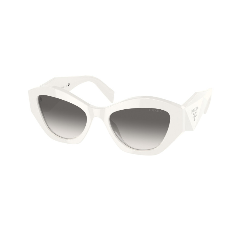 Sunglasses Prada PR 7 YSF 142130 White Grey Gradient