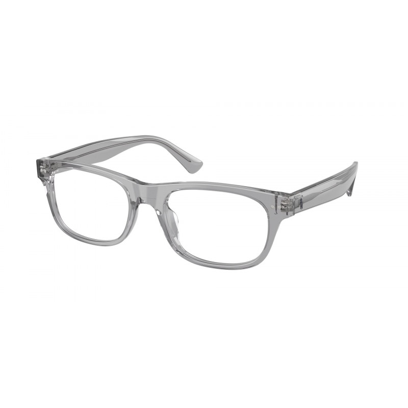 Eyeglasses Polo PH 2317 F 6317 Shiny Transparent Grey / Demo Lens 52mm