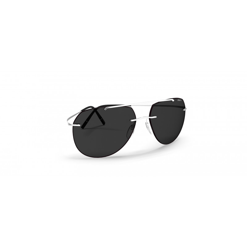Sunglasses Silhouette Nash Rimless 8744 7310 Titanium / Black Sunglasses Silhouette Nash Rimless 8744 7310 Titanium / Black