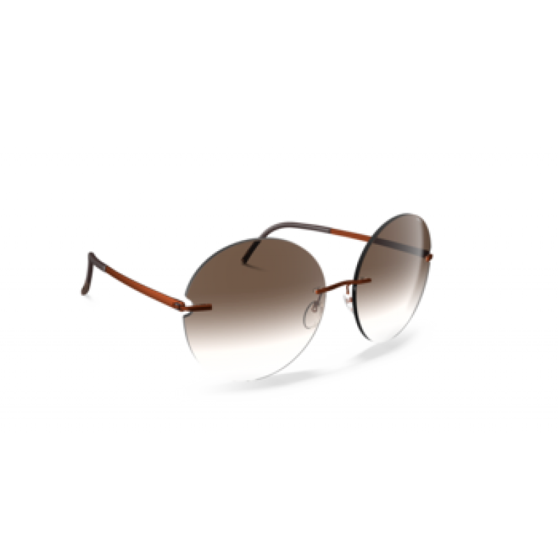 Sunglasses Silhouette Rimless Shades 8190 2540 Earthy Amber Sunglasses Silhouette Rimless Shades 8190 2540 Earthy Amber