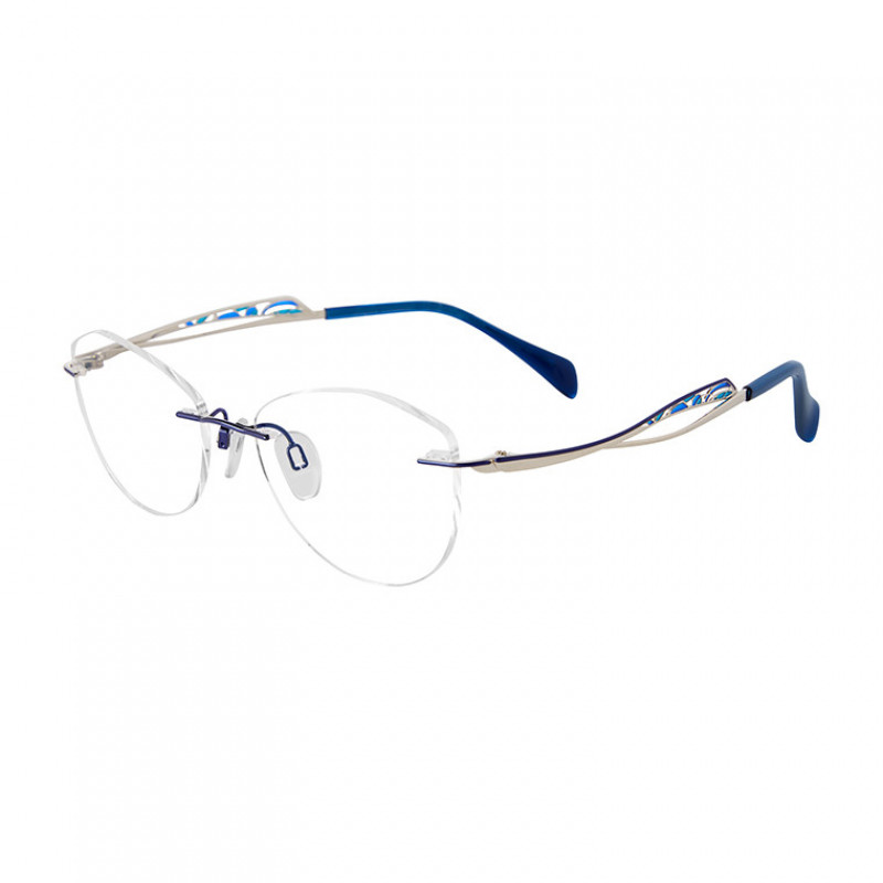 Eyeglasses Line Art 2175 Navy NV Eyeglasses Line Art 2175 Navy NV