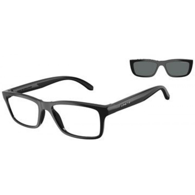 Sunglasses Arnette AN 4356 27581W Black/Black Rubber / Clear Policarbonate Standard 54mm