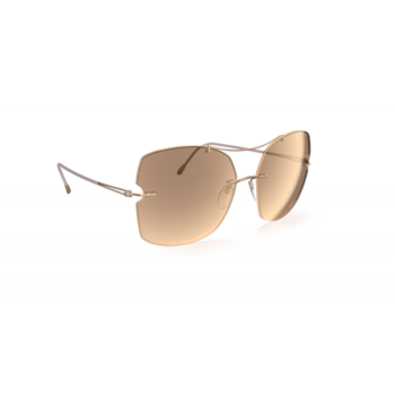 Sunglasses Silhouette Rimless Shades 8183 3530 Rose Gold / Light Beige Sunglasses Silhouette Rimless Shades 8183 3530 Rose Gold / Light Beige