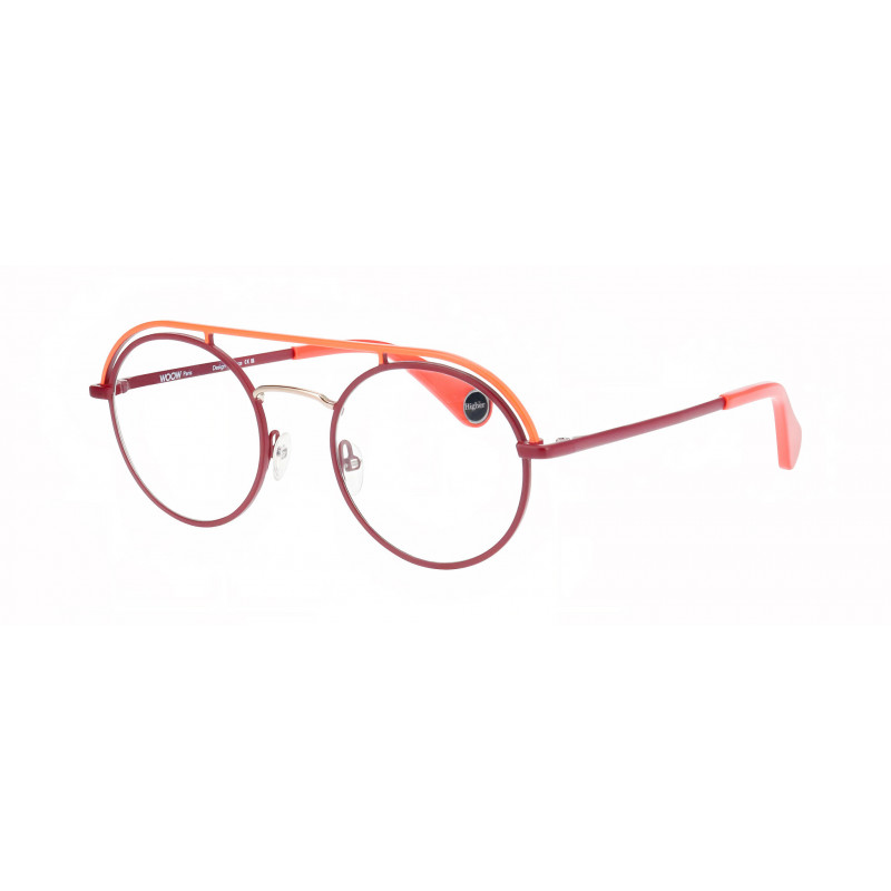 Eyeglasses WOOW JUMP HIGHER 2 9065 Fluo Coral / Nosepad Eyeglasses WOOW JUMP HIGHER 2 9065 Fluo Coral / Nosepad