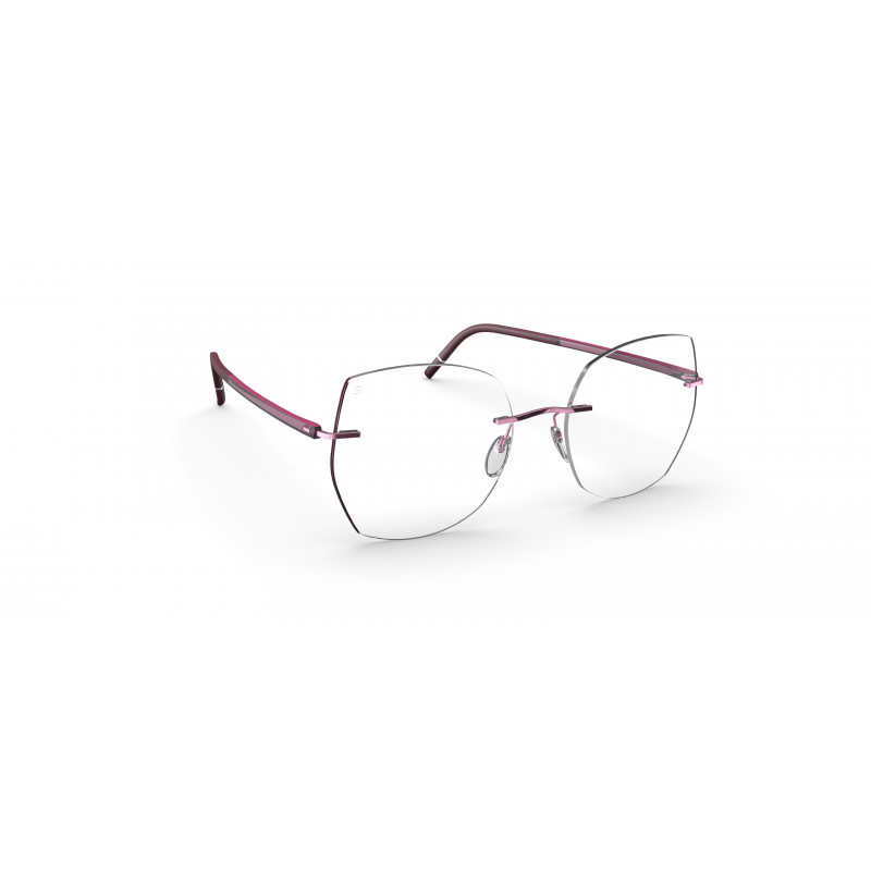 Eyeglasses Silhouette The Wave Color Groove Demo Rimless 5567 3645 Rose - Special Glazing Eyeglasses Silhouette The Wave Color Groove Demo Rimless 5567 3645 Rose - Special Glazing