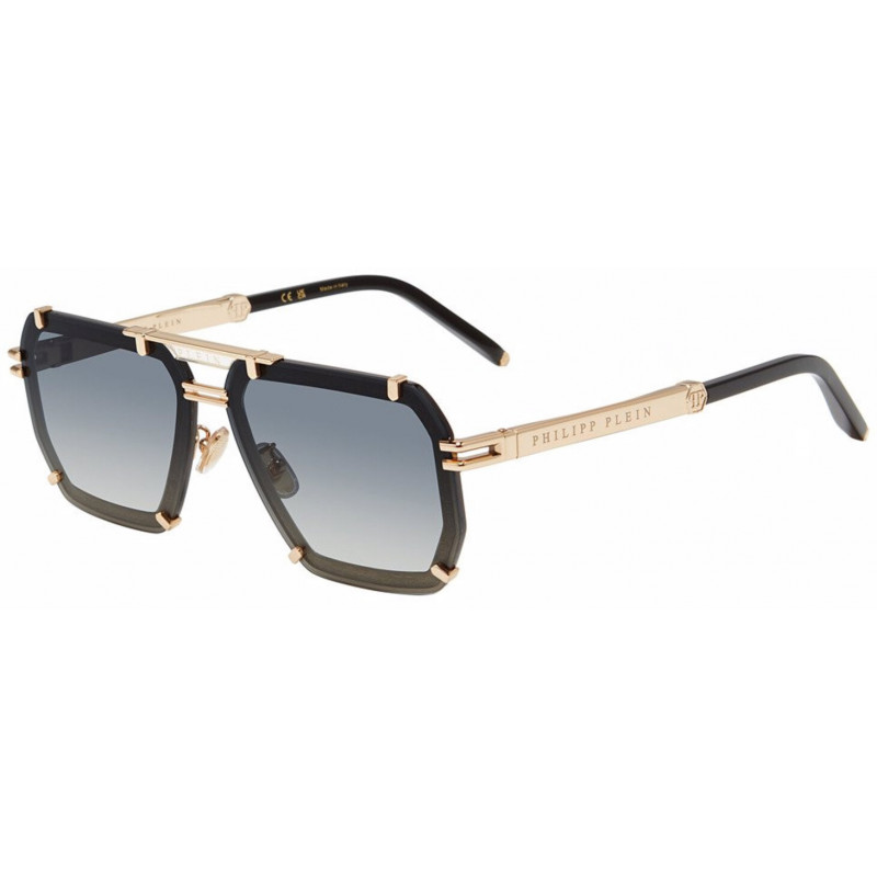 Sunglasses Philipp Plein SPP 131 0301 Rose Gold/Black - 64mm