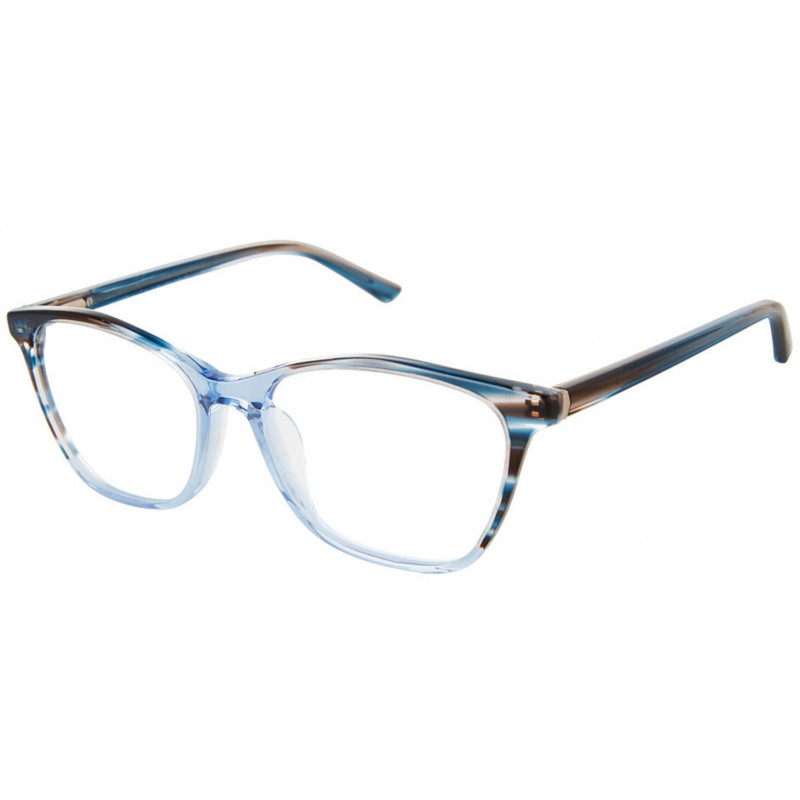 Eyeglasses Nicole Miller HERMITAGE C03 Blue Brown 57mm
