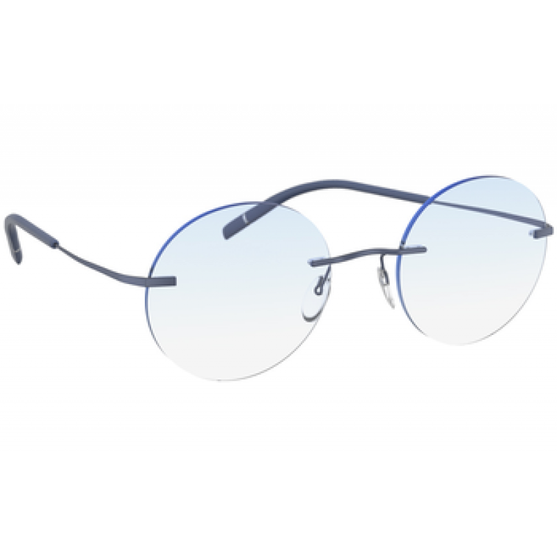 Eyeglasses Silhouette TMA - The Icon II ( 5541 ) 4545 Cosmic Blue Special Glazing Eyeglasses Silhouette TMA - The Icon II ( 5541 ) 4545 Cosmic Blue Special Glazing