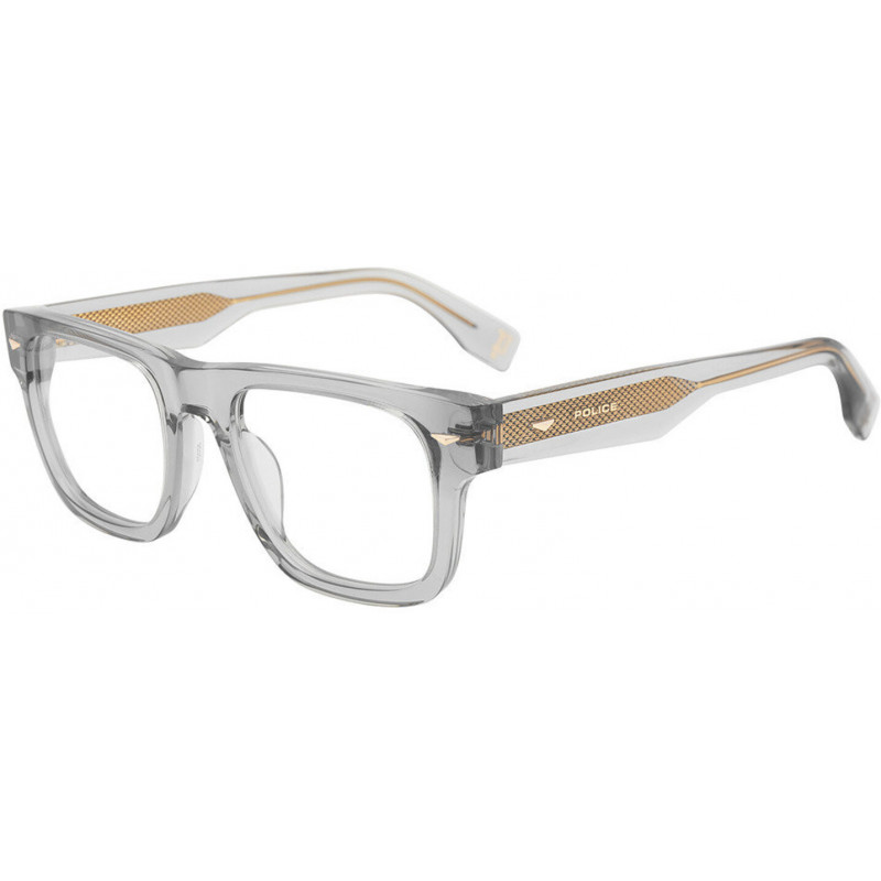 Sunglasses Police VPLQ 72 E 04g0 Transparent Grey 52mm